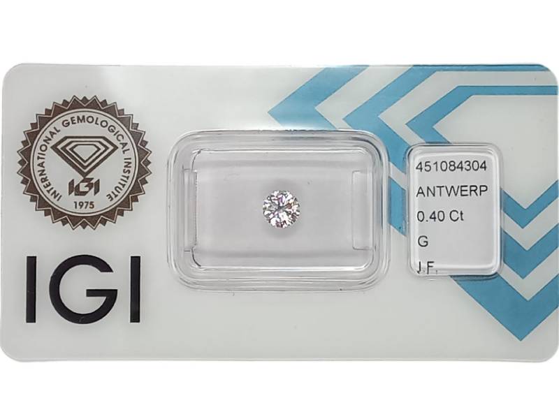 DIAMANTE IN BLISTER IGI 0.40CT G IF